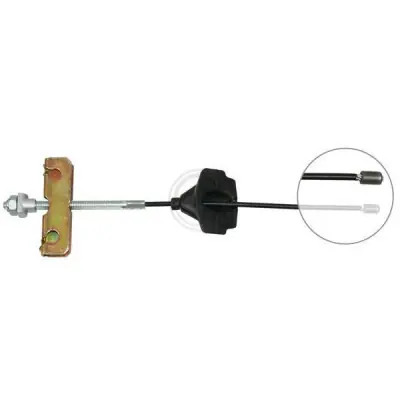 Cable de accionamiento, freno de estacionamiento A.B.S. K17631 Lujoso
